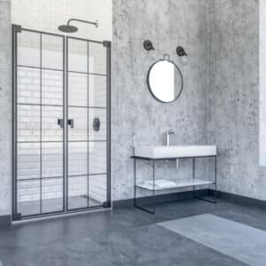 Total Black Furo PRO B12 Paroi de douche