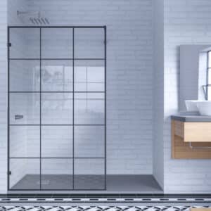 Total black Walk-in B10 Paroi de douche